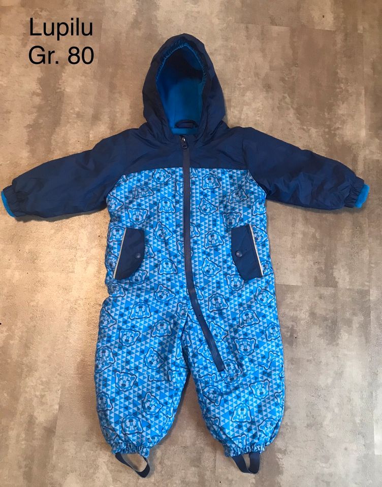 Neuwertiges Jungen Schneeanzug / Matsch/Regenanzug Overall gr. 80 in Bielefeld