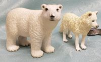 Schleich Eisbär Arktischer Wolf Dresden - Klotzsche Vorschau