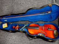 sehr schöne 3/4 Geige Violine Zettel Holzkoffer Bogen spielfertig Bayern - Ingolstadt Vorschau