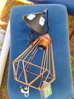 Neue Deckenlampe Kupfer modern grafisch gestaltet. Bremen - Lehe Vorschau