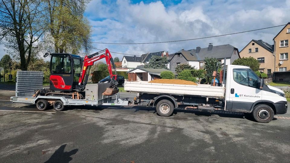 Baumaschinentransport Fahrzeugtransport in Hartenstein