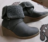 Damen Stiefeletten mit Keilabsatz, Farbe grau Größe 39, neuwertig Bayern - Bad Kissingen Vorschau