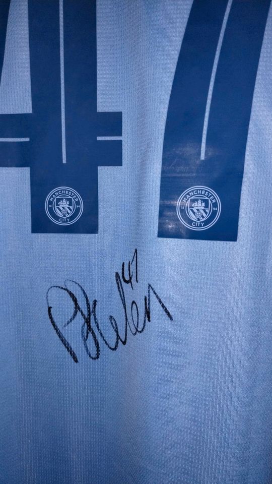 Original Autogramm Handsigniert Phil Foden Manchester City Trikot in Lichtenfels