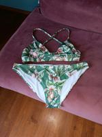 Triangle Bikini Salbeigrün Blüten Bayern - Karlstadt Vorschau
