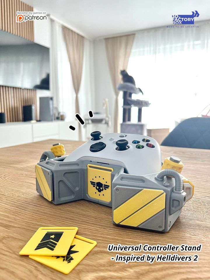 Universal Gaming Controller Stand - inspired by Helldivers 2 in Baunatal