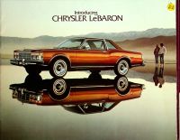 Chrysler Le Baron - USA - Prospekt 04/1977 Dresden - Reick Vorschau