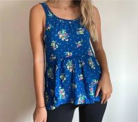 Hollister Top mit Blumenprint und Rückenausschnitt Hessen - Eltville Vorschau