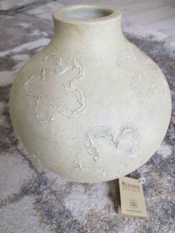 Tolle ausgefallene Keramik Kugelvase echte- Handarbeit in Recklinghausen