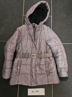 lange graue Winterjacke mit Gürtel, H&M, Gr. 134 München - Allach-Untermenzing Vorschau