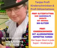 Kindergeburtstag Kinderschminken Gltzertattoos Hüpfburgverleih Hessen - Kassel Vorschau