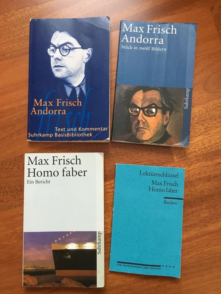 4 tlg  Max Frisch - Andorra Homo Faber + Lektürenschlüssel in Wöllstein