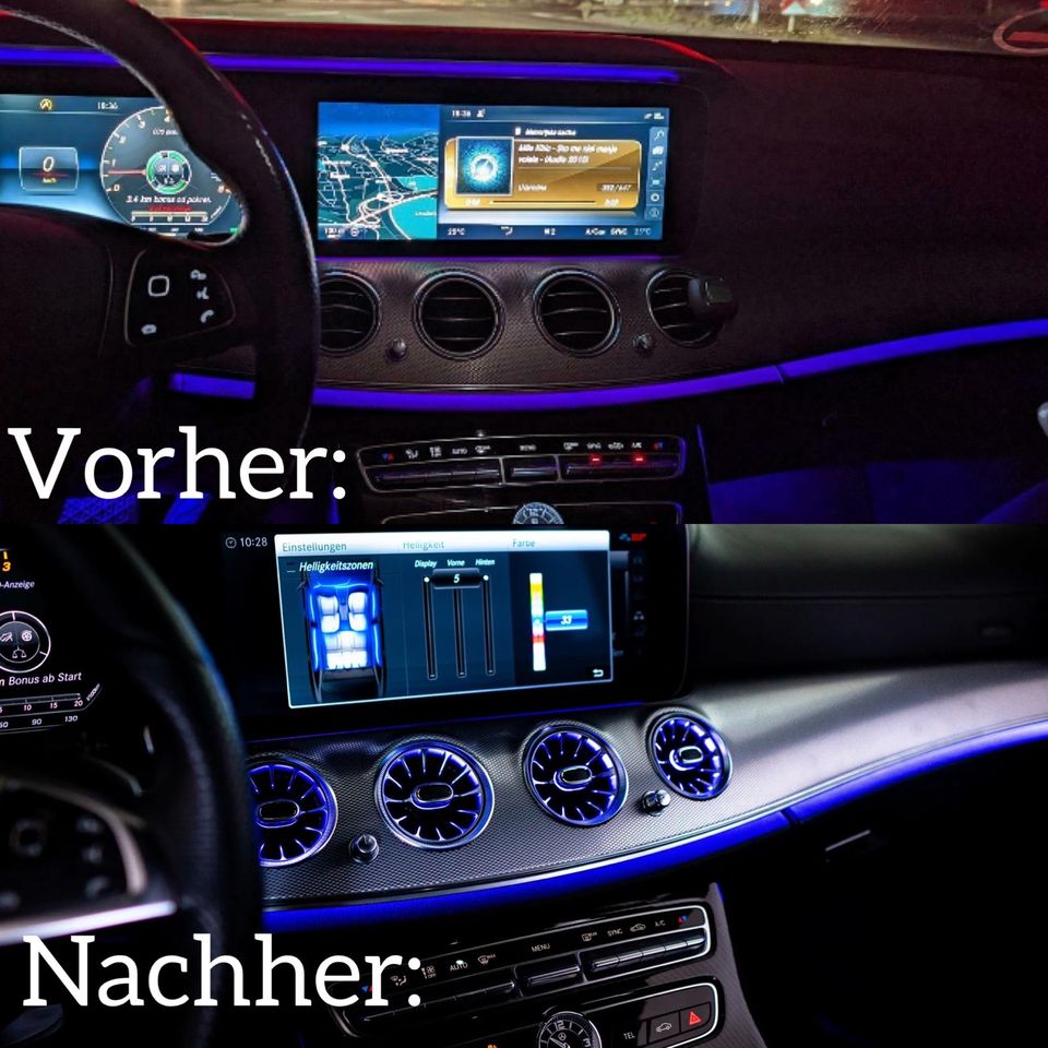 Mercedes C-Klasse W205 Ambientebeleuchtung Upgrade 12/64 Farben in  Niedersachsen - Osnabrück, Tuning & Styling Anzeigen