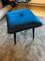 Hocker Novita Home Blau Samt Essen - Essen-Borbeck Vorschau