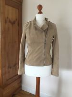 Biker Lederjacke beige Echtleder Gr. 38 Rheinland-Pfalz - Bad Neuenahr-Ahrweiler Vorschau