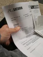 Saturn Rechnung/Quittung Duisburg - Homberg/Ruhrort/Baerl Vorschau