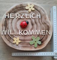 Baumscheibe Herzlich Willkommen Deko ca 23 cm Niedersachsen - Lathen Vorschau