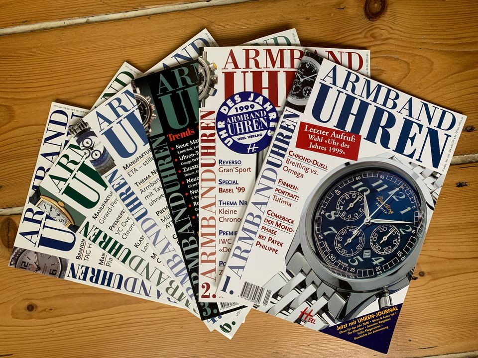 6 Hefte "Armband Uhren" zu verkaufen.Ausgabe 1999 in Oppenheim