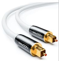 deleyCON HQ 1,5m Optisches Audio Kabel 5mm LWL - 2x Toslink Metal Thüringen - Jena Vorschau