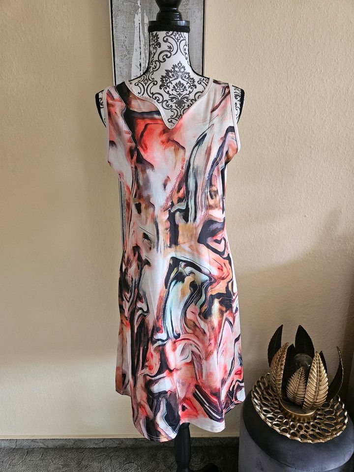 Boutique-Ware - Kleid - Gr. M/L - orange/bunt in Heeßen