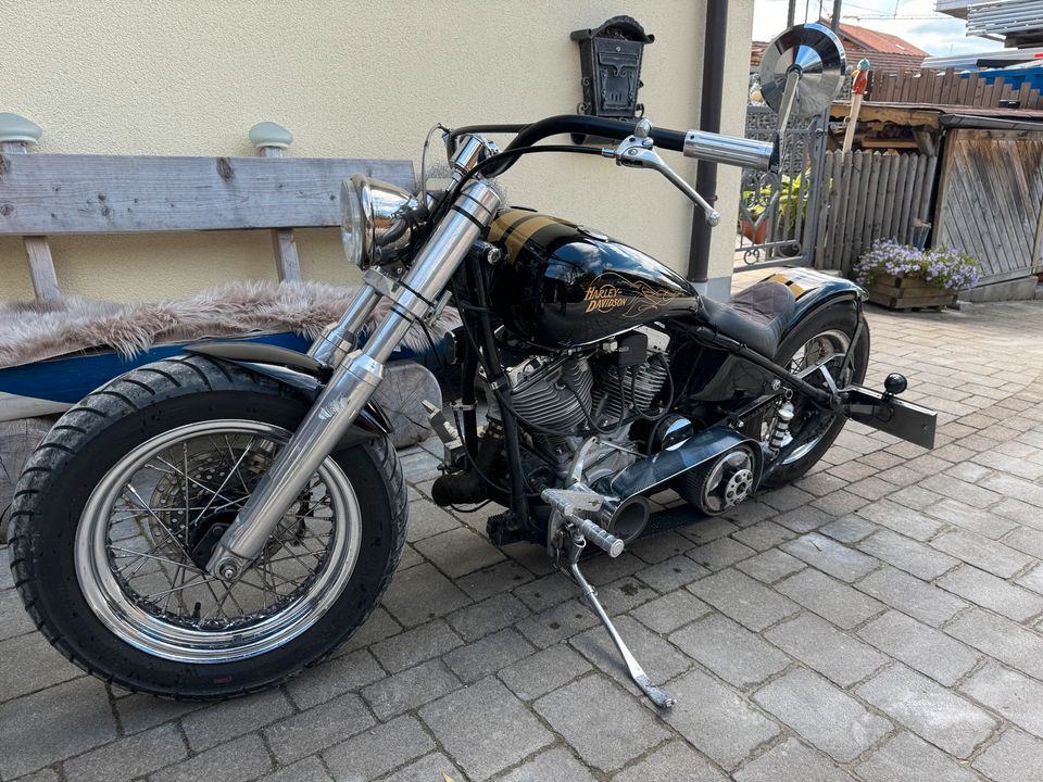 Harley Davidson Panhead Umbau in Wielenbach