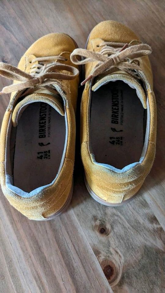 Birkenstock Sneaker Bend Low Wildleder 41 Schuhe in Sterley