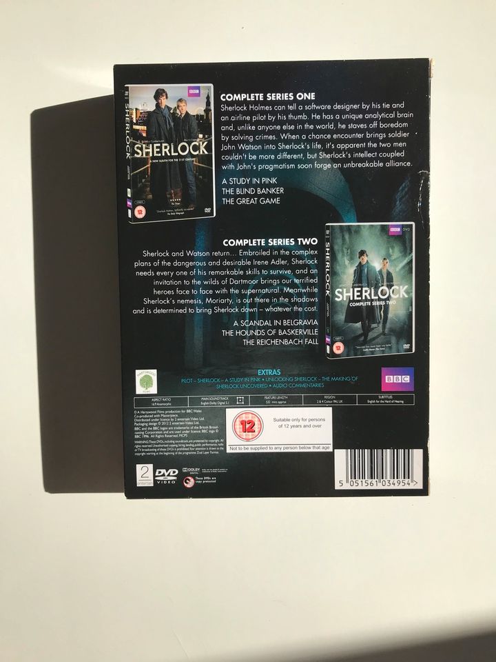 Sherlock Series One and Two DVD in Köln