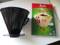 Suche : Melitta ( Porzellan ) Kaffeefilter für 6 Tassen ( 102) Nordrhein-Westfalen - Heiligenhaus Vorschau