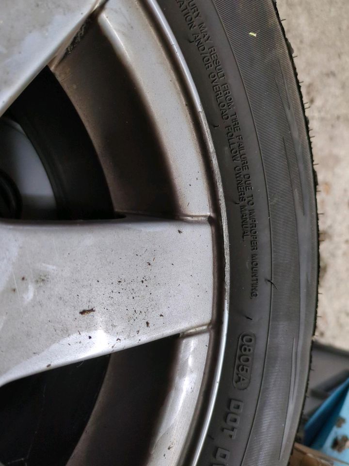 Alufelgen VW 15" mit Sommerreifen Vredestein 205/60R1591V in Gütersloh