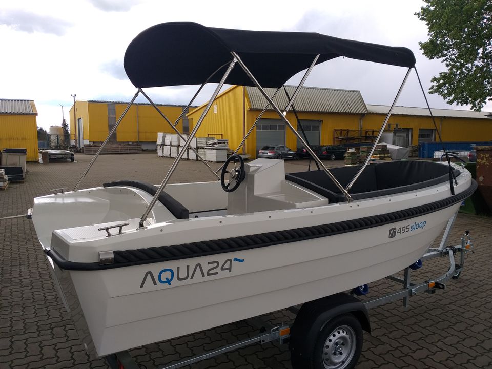 Motorboot REMUS 500 Konsolenboot Sloep Angelboot Neuboot Neu in Hohen Wangelin