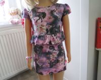 ❤️ KIDS UP Kleid 104/110 Pferde Horses Lila Schwarz Rosa MIMY104 Berlin - Hellersdorf Vorschau