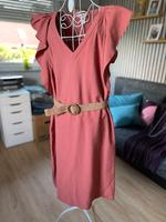 ❤️ Kleid 44 Viskose Volants H&M Niedersachsen - Hohenhameln Vorschau