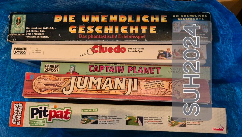 Spiele PitPat, Captain Planet, Cluedo, Die unendlich.Ges in Hildesheim