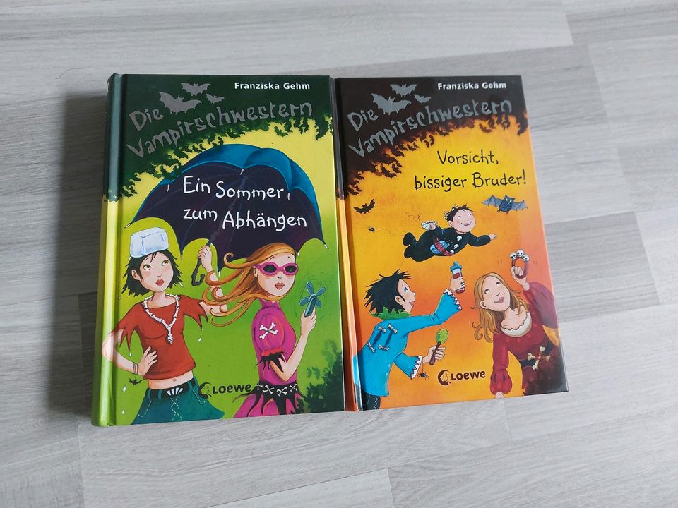 2 Bücher - Die Vampirschwestern in Lindhorst