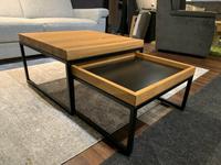 Design Couchtisch 2er Set in Akazie / Schwarz - vom Händler Brandenburg - Bernau Vorschau
