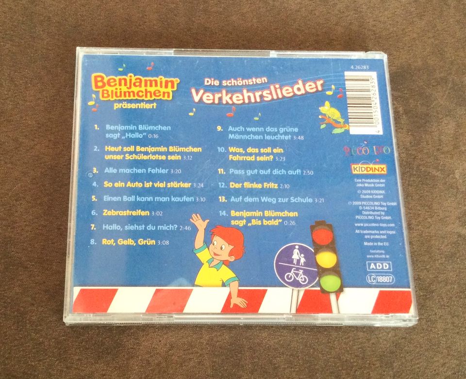 Benjamin Blümchen Die schönsten Verkehrslieder Kinder CD in Murnau am Staffelsee