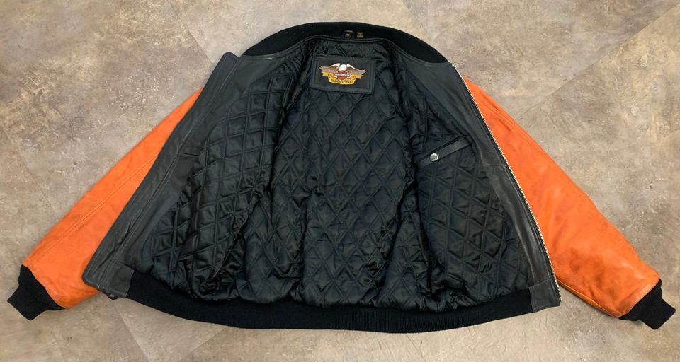 Original Harley Davidson Motorrad Biker Leder Jacke Gr-M-L-50 in Kulmbach