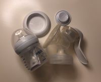 Set aus Pumpe und NEU Flasche für Neugeborene von Philips Avent Düsseldorf - Hellerhof Vorschau
