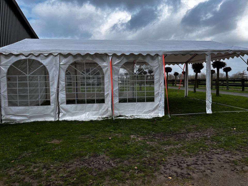 Pavillon Event Zelt Partyzelt Überdachung 6x10x2,6 m, extra stark in Kleve