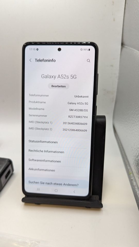 Samsung Galaxy A52s 5G Dualsim 128GB A528b/DS Android Smartphone in Elsenfeld
