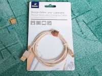 Neu - Daten- und Ladekabel Micro USB Goldfarben Tchibo Thüringen - Gera Vorschau