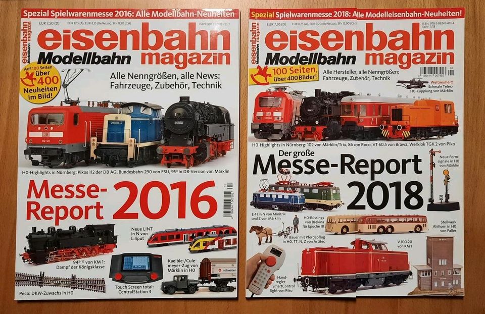 Eisenbahn Magazin Messereport 2016 und 2018 in Freiburg im Breisgau