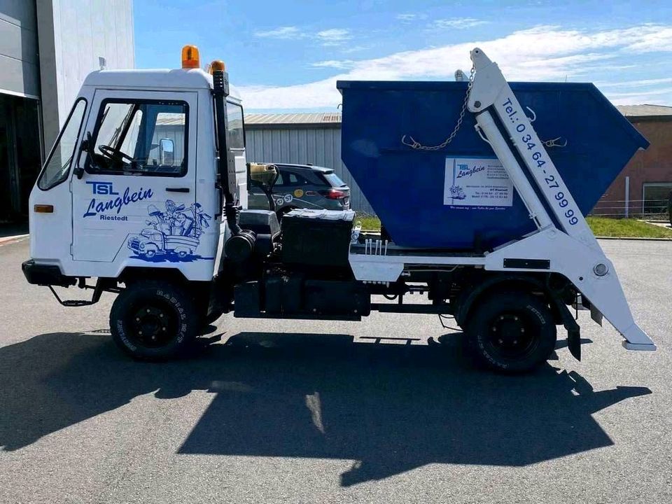 Multicar Containerdienst 1,5 m3 Entrümpelung, Haushaltsauflösung in Sangerhausen