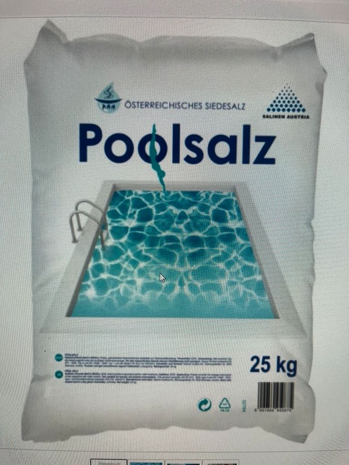 SALINEN AUSTRIA Poolsalz für Salzwasser-Pool 25 KG in Annaberg-Buchholz
