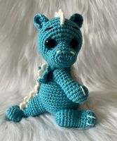 Amigurumi Dino Klein Handarbeit Dinosaurier Unikat Neu Baden-Württemberg - Mosbach Vorschau