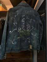 Handbemalte Jeansjacke Dresden - Lockwitz Vorschau