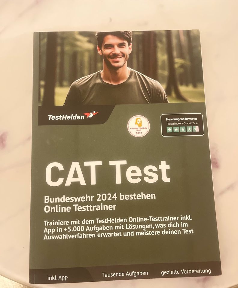 Bundeswehr Buch CAT Test 2024 in Dinslaken