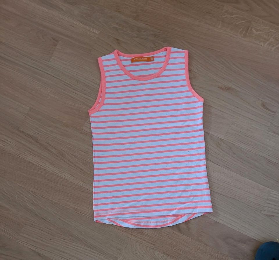 Tshirt mit Unterteil (Tanktop) Staccato Gr. 116/122 Neonorange in Hannover