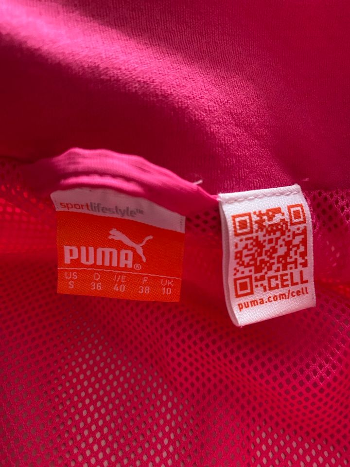 NEU Puma Damen Sportjacke Gr. 36 S pink Windstopper active Shell in Bohmte