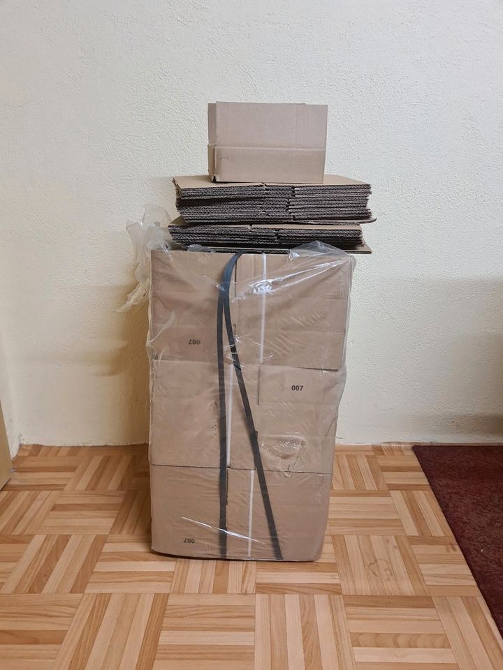 Einwellige Kartons 200 Stück 20×15×5 cm in Weigenheim