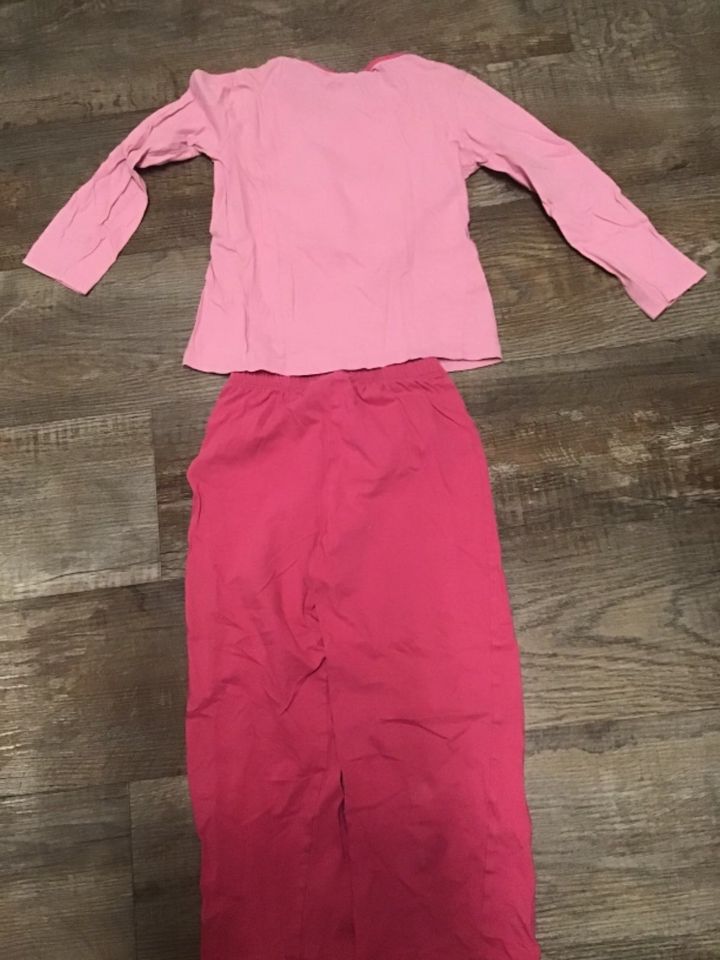 Emily Erdbeer Mädchen Schlafanzug 2-teilig 122 rosa/pink in Stöttwang